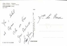 CPM Saint Maxime le Port Bateaux 