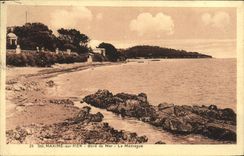 CPA Sainte Maxime Sur Mer Bord de Mer La Madrague