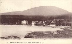 CPA Sainte Maxime La Plage et les Bains