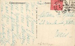 VINTAGE POSTCARD Sainte Maxime the Beach and les Bains