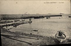 POSTAL de la VENDIMIA las salinas de los caminos de Hyeres