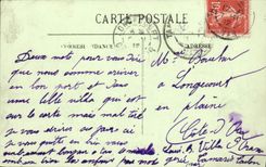 VINTAGE POSTCARD Panorama of Tamaris and Manteau