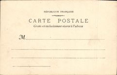 VINTAGE POSTCARD Toulon the Quay of the Party Caterine Boats