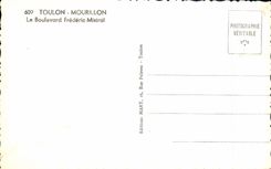 CPM Toulon Mourillon Le Boulevard Frederic Mistral