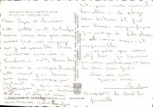 MODERN CARD Reflections of the Dimension of Toulon Azure