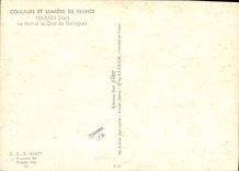 MODERN CARD Colors and Light of Toulon France the Port and the Quay of Stalingard Boats