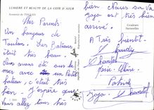 CPM Souvenir de Toulon Bateau Porte Avions 