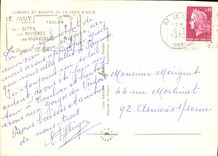 CPM Souvenir de Toulon Bateau Porte Avions 