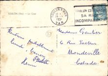 CPA Toulon Le Quai Bateaux