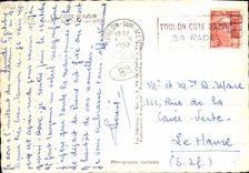 MODERN CARD Toulon on Sea