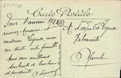 VINTAGE POSTCARD Toulon Train station P L M and the Public garden