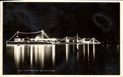 CPA Toulon lllumination de L'Escade Bateaux 