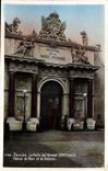 VINTAGE POSTCARD Toulon the Gate of the Arsenal Statues of Mars and Bellone