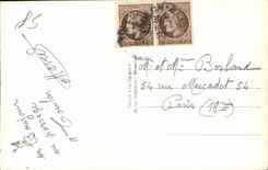 VINTAGE POSTCARD Toulon the Gate of the Arsenal Statues of Mars and Bellone