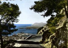 CPM Toulon La corniche du Faron Virage de la Croix 