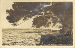 VINTAGE POSTCARD Toulon Cornice of the Brown Cape