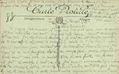 VINTAGE POSTCARD a Hello of Marine Toulon Militaria