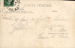 VINTAGE POSTCARD Toulon Genius of Navigation by Daumas