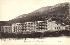 VINTAGE POSTCARD Toulon Barracks of St Anne Militaria