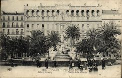 VINTAGE POSTCARD Toulon Places Freedom Thos Cook