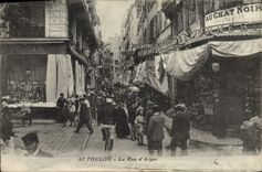 CPA Toulon La Rue d'Alger 