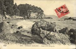 VINTAGE POSTCARD Toulon Magaud Points Peninsula