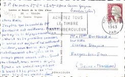 MODERN CARD Toulon the barracks Grignan Militaria