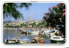 MODERN CARD Sanary on Sea the Fishing port