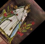 VINTAGE POSTCARD Six Furnaces the Notre Dame beach of May the statue of the virgin veneree