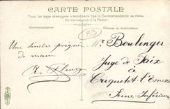 VINTAGE POSTCARD Toulon Barracks Gouvion St Cyr Militaria