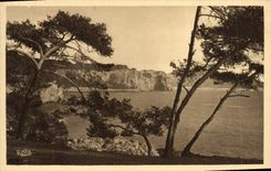 VINTAGE POSTCARD Toulon Cape Brown Creeks of Magaud