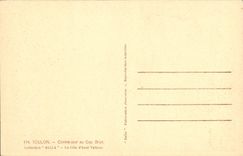 VINTAGE POSTCARD Toulon Against day in the Brown Cape