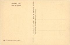VINTAGE POSTCARD Toulon Handle of Magaud
