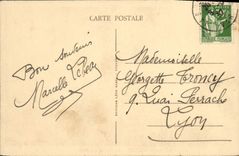 VINTAGE POSTCARD Toulon the Dimension in the Brown Cape