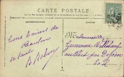 VINTAGE POSTCARD Toulon Cape Brown Pines of the Courdouan Painter