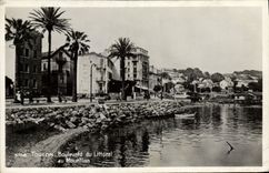 VINTAGE POSTCARD Toulon Boulevard of the Littoral in Mourillon