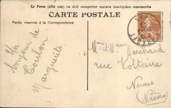 VINTAGE POSTCARD Toulon Mourillon Garden at the seaside