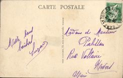 VINTAGE POSTCARD Toulon Promeande of the Littoral