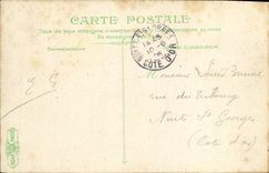 VINTAGE POSTCARD Toulon Post office building