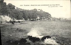 CPA Toulon Bord de mer conduisant au Cap Brun