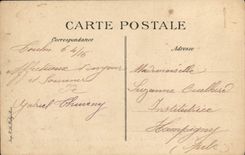 VINTAGE POSTCARD Toulon Jardin of the City Rules of Pierre Puget by Injalbert
