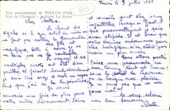 CPA Vue panoramique de Toulon