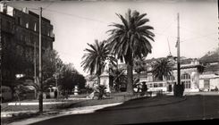 MODERN CARD Toulon Public garden Albert 1st and Train station