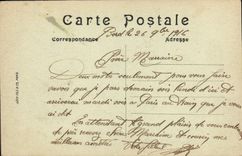 VINTAGE POSTCARD Toulon Train station P L M