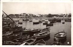 VINTAGE POSTCARD Toulon the Port of Mourillon