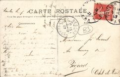 VINTAGE POSTCARD Toulon the Port of Mourillon