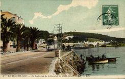 CPA Le Mourillon Le Boulevard du Littoral et les Bains Tramway