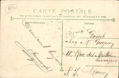 CPA Toulon La Rade Pendant un salut d'Escadre Ballon Bateaux 