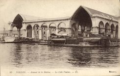 CPA Toulon Arsenal de la Marine La Cale Vauban Bateaux Militaria