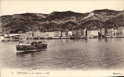 CPA Toulon Les Quais Bateau